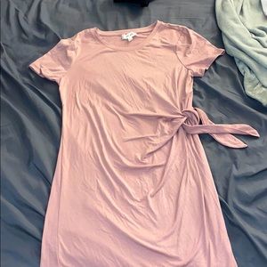 Mauve Tshirt Dress